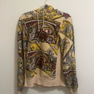 Men’s or women’s Champion paisley hoodie size small